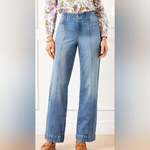 New Talbots Classic Jean Trouser In Renwick Wash